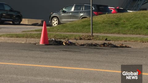 Mystery taxi driver saves man from burning car in New Brunswick