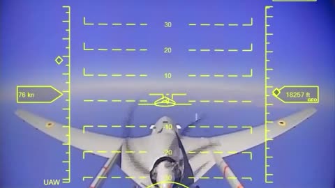 New Footage of Russian Jet Trying to Take Down Ukrainian Drone