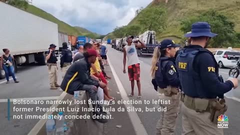 Brazilian Truckers Create Multiple Blockades In Support Of Bolsonaro