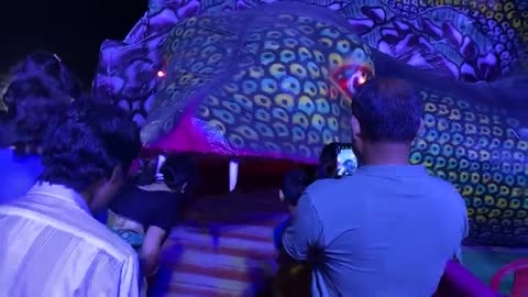 Anakonda view in Durga puja