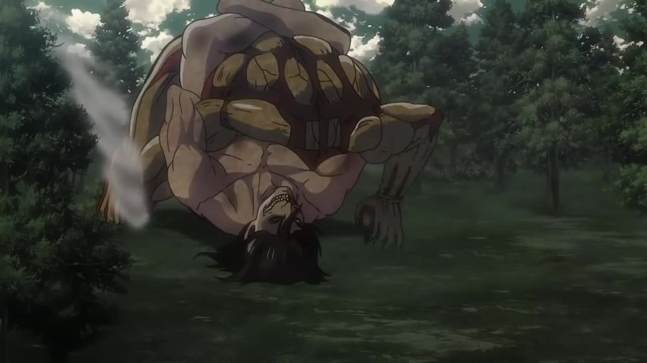 [AMV] Eren vs Reiner - Impossible [SnK].mp4