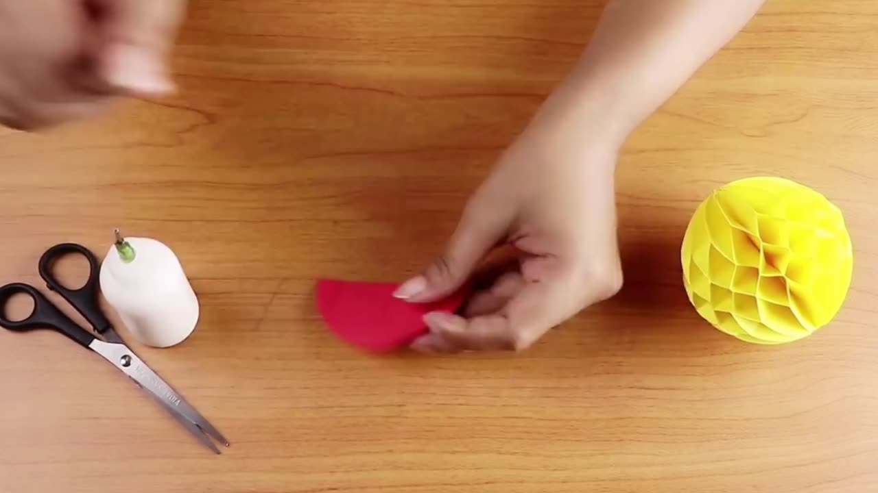 How to make a paper honeycomb ball DIY 2023