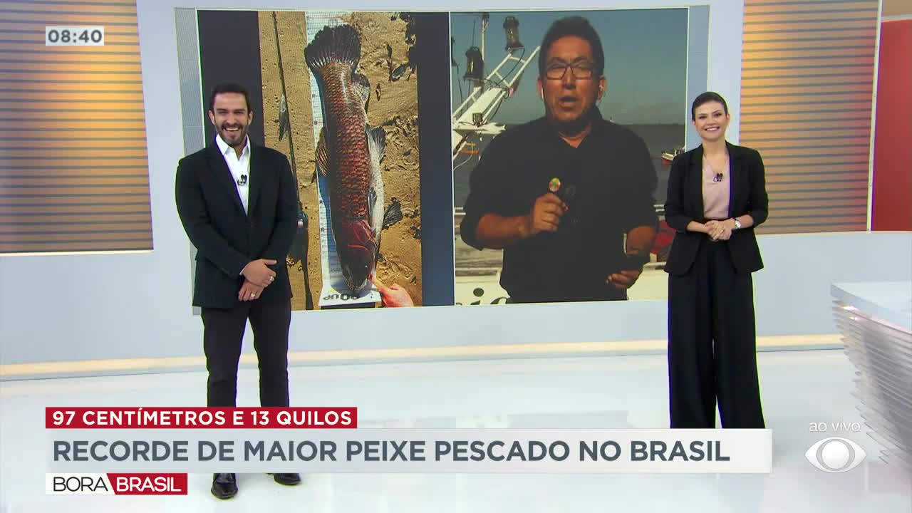 Pescador é reconhecido por ter pescado maior trairão do Brasil