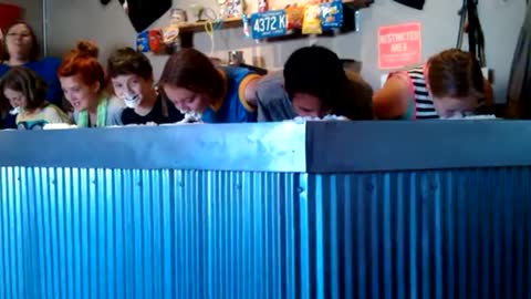 Wiped cream & worm challenge
