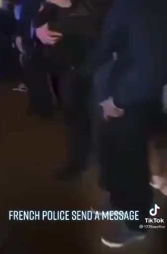 French Police Send A Message