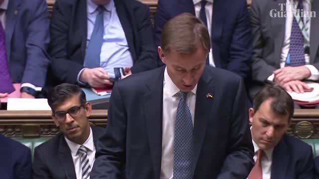 Jeremy Hunt announces tax increases in autumn statement