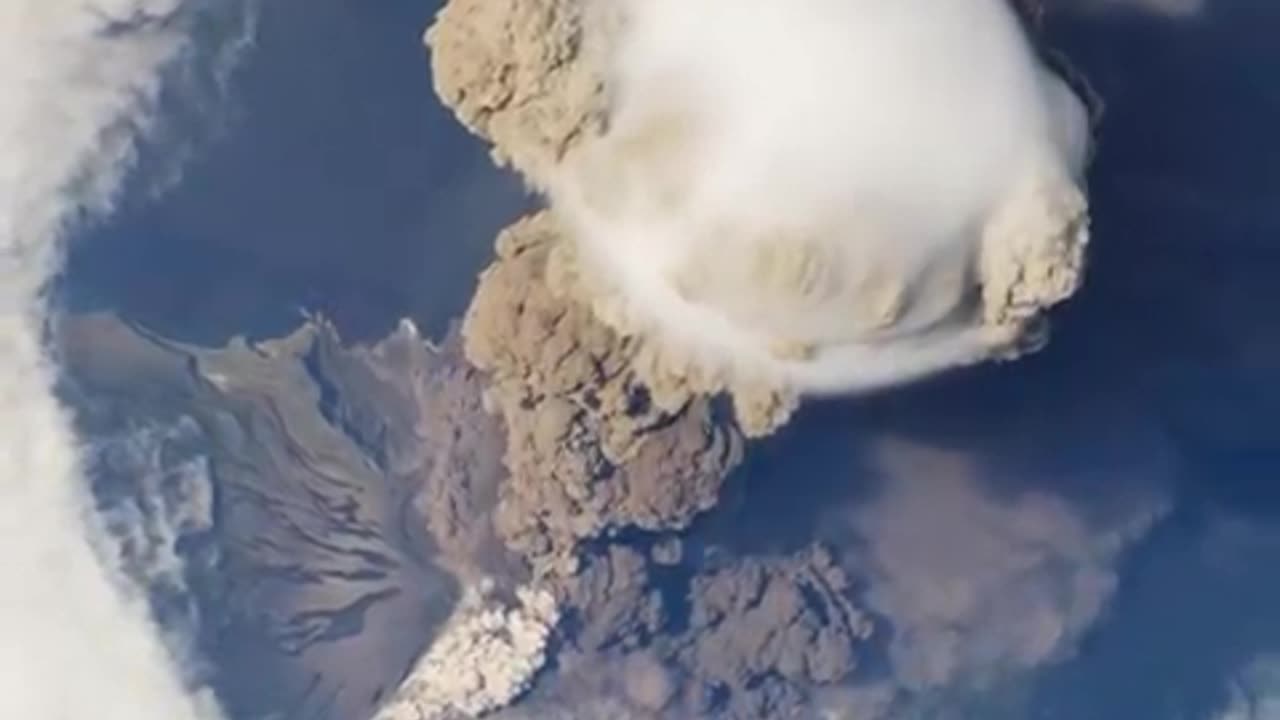 "Inferno from Above: Capturing Volcano Eruption from the International Space Station"