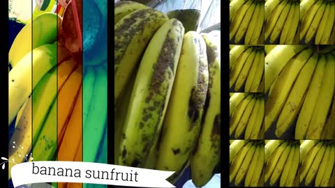 Bananas sun fruit for health