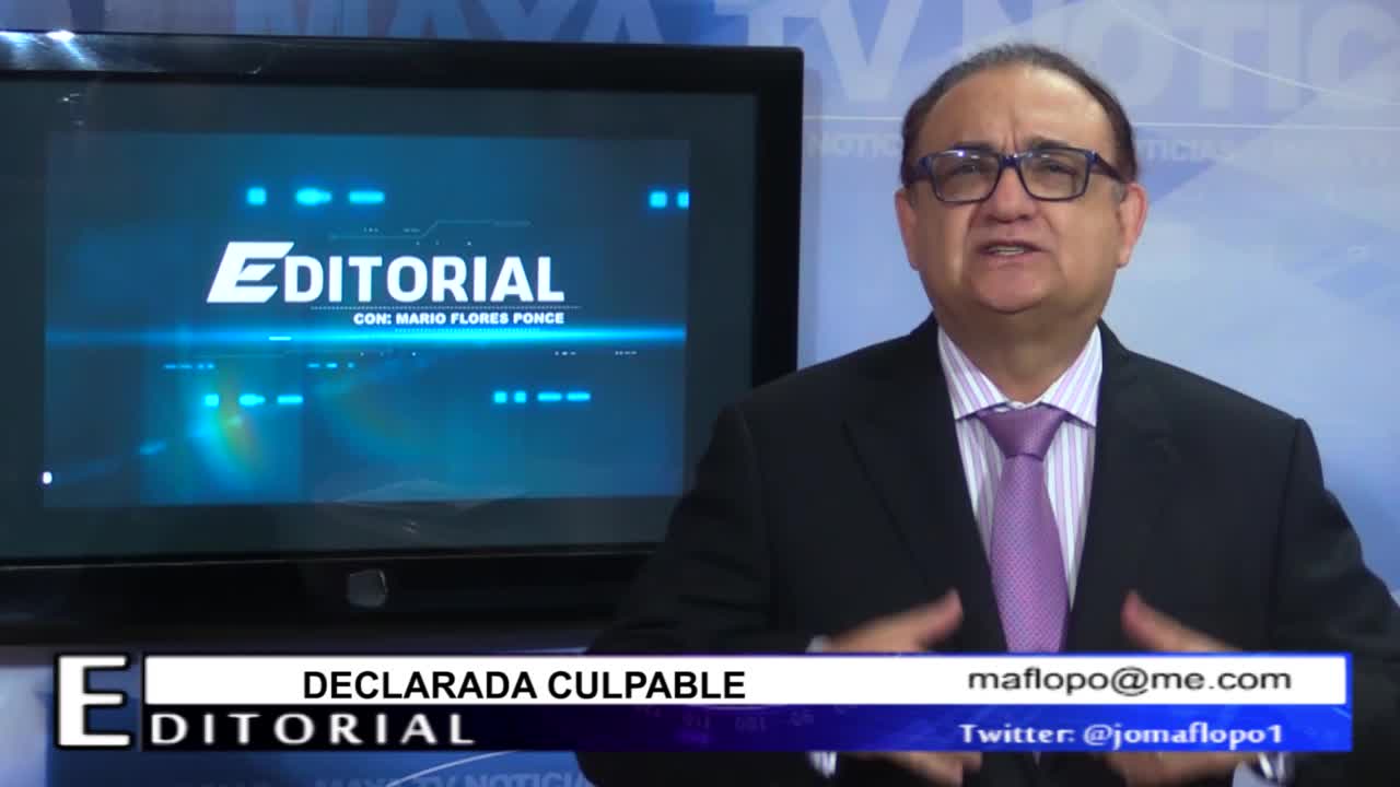 DECLARADA CULPABLE