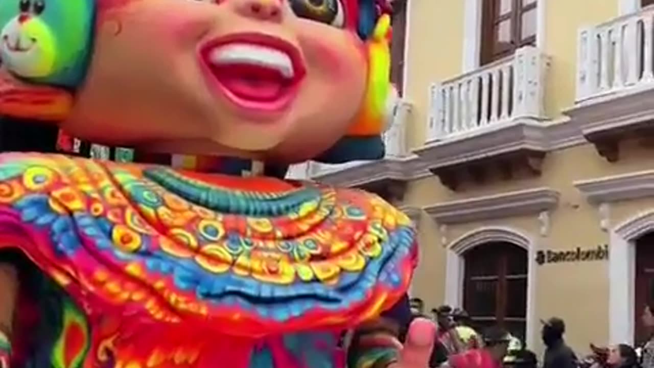 A carnival in Colombia