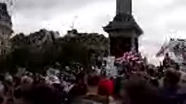 FREEDOM PROTEST PIERS CORBYN TRAFALGAR SQUARE 29/8/2020