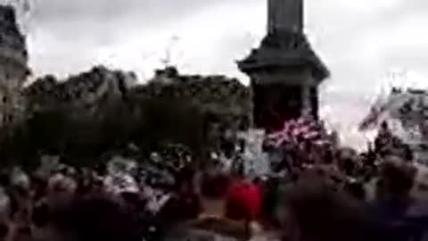 FREEDOM PROTEST PIERS CORBYN TRAFALGAR SQUARE 29/8/2020