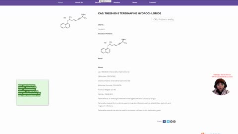 Terbinafine Hydrochloride CAS: 78628-80-5