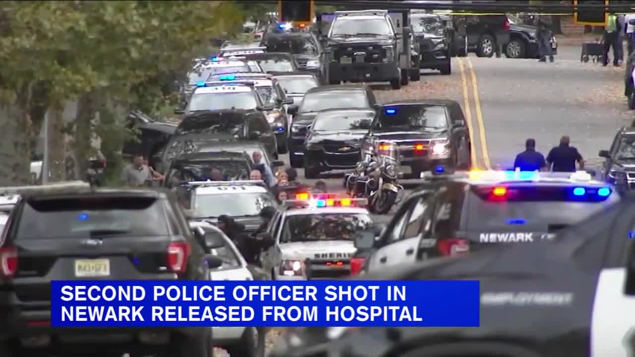 Newark officers injured in police-involved shooting head home from hospital