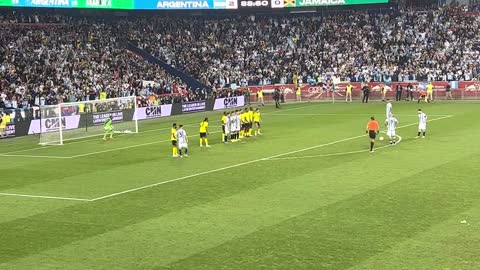 Messi Goal vs Jamaica From The Stands (Fan View)