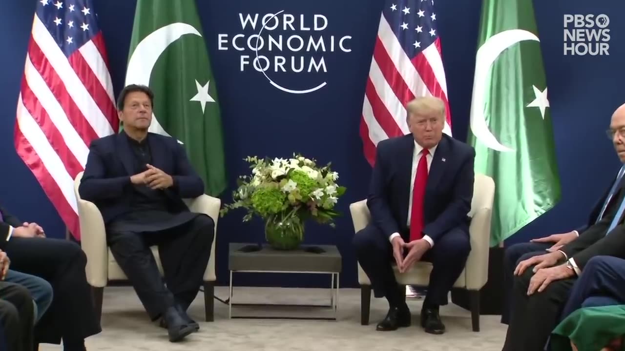 Watch Donald Trump'talks with Pakistani prime minister Imran Khan