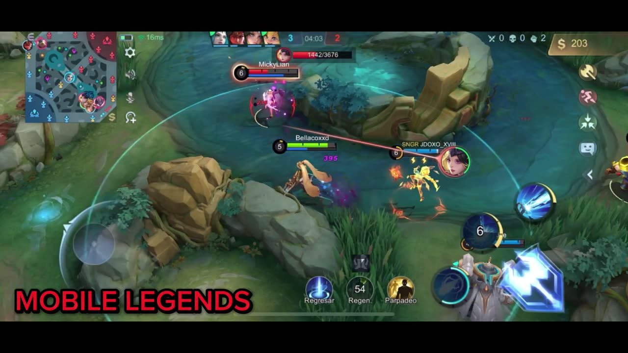 Layla vs 5 kill !! ft mobile legends