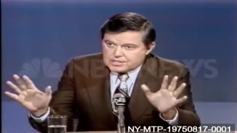 On August 17, 1975 Senator Frank Church appeared on NBC's