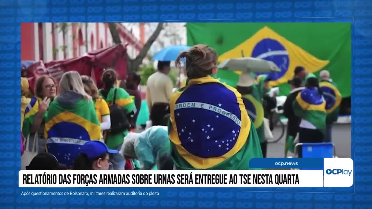 Relatório das Forças Armadas sobre urnas será entregue ao TSE nesta quarta