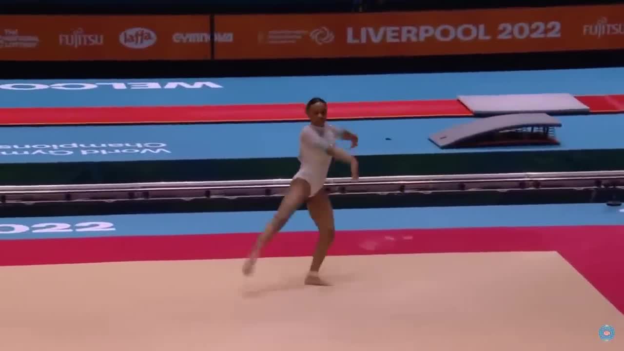 Rebeca Andrade (BRA) Floor 🥇 World Championships 2022 All Around Final