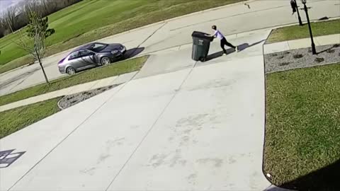 Garbage Can Takes Out Kid