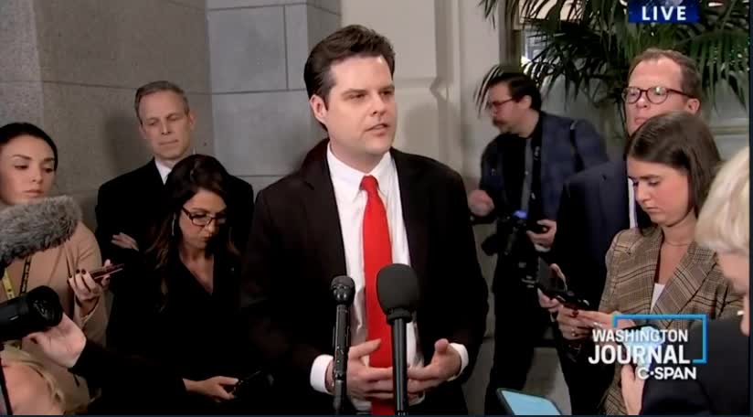 MATT GAETZ EXPLAINS WHY HE'S OPPOSING KEVIN McCARTHY FOR SPEAKER
