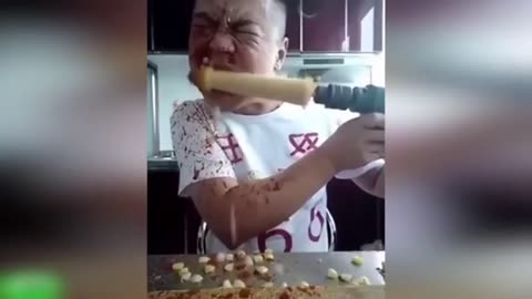 Man without teeths