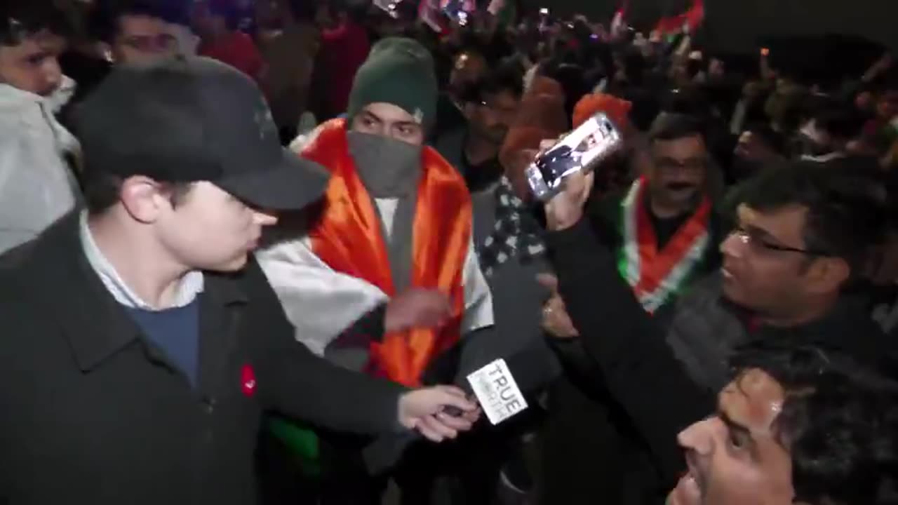 Hindu protesters in Brampton tonight why they decided to block traffic and intimidate local police