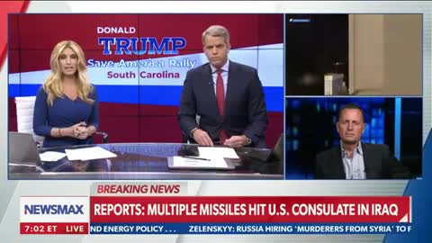 BREAKING NEWS!!! NEWSMAX REPORTING!!!! Iran hit US Consulate in IRAQ!