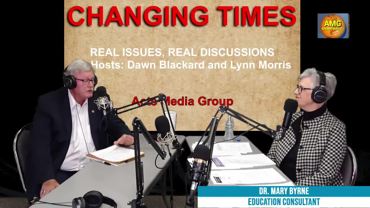 "Changing Times, Mary Byrne PhD.," host Lynn Morris