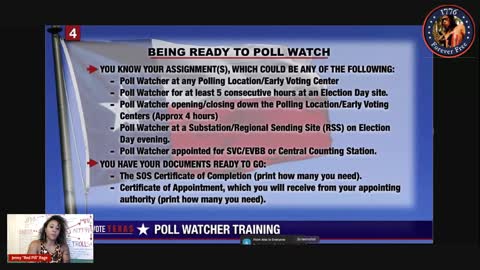 Poll Watching Training #texas #rumble #redpillrage