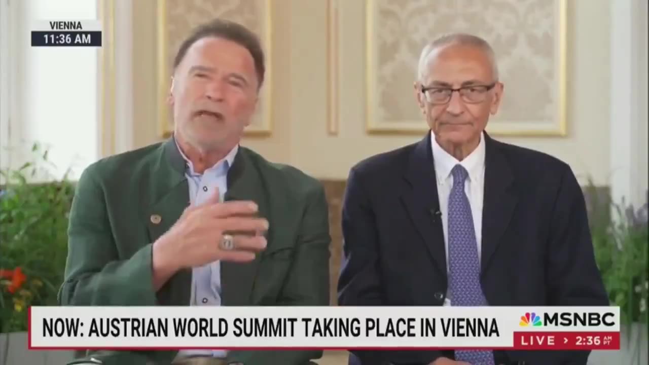 Arnold Schwarzenegger endorsing Kamala in a video with John Podesta tells you everything