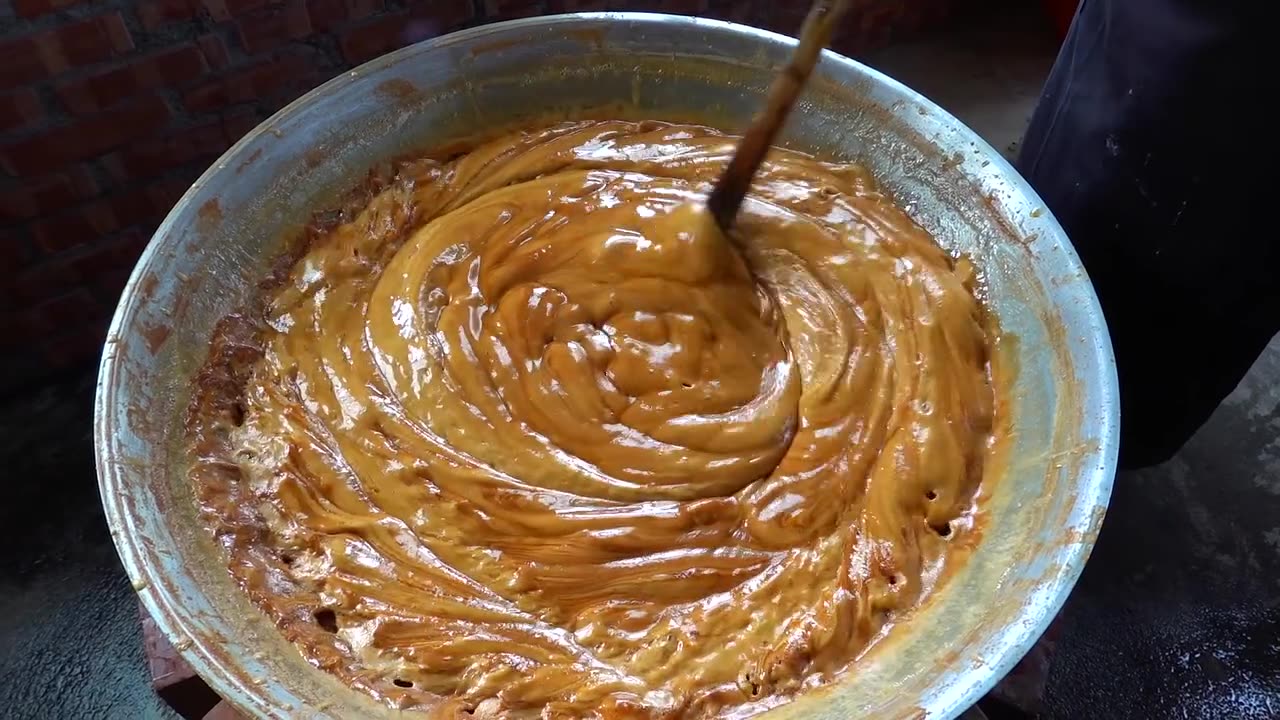 Traditional Brown Sugar Making i