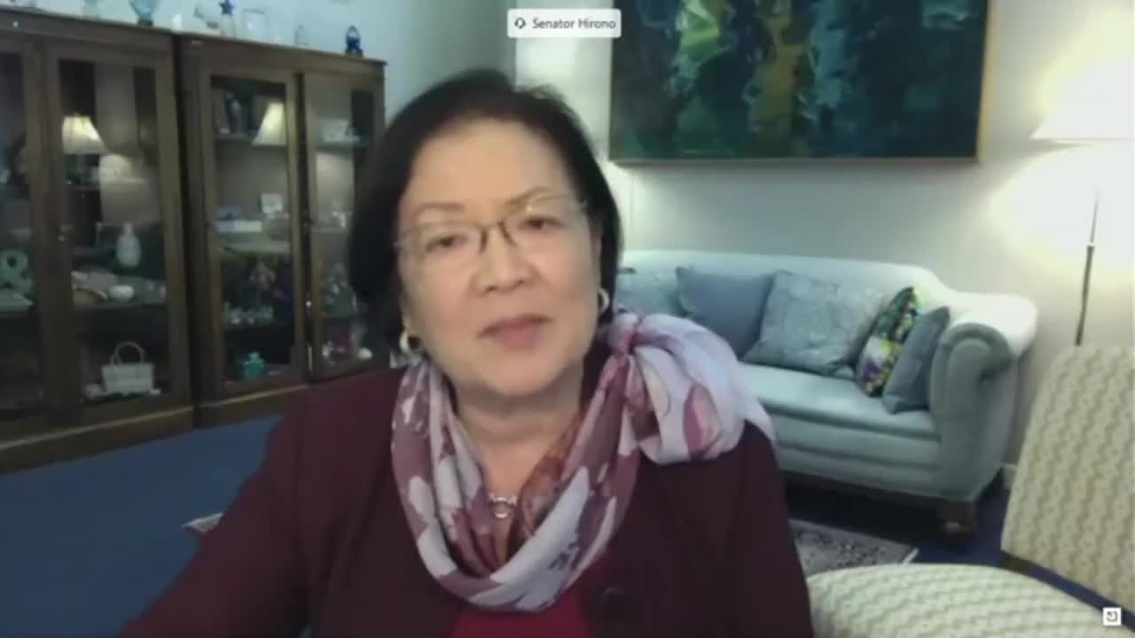 Zuckerberg and Dorsey V Sen Hirono