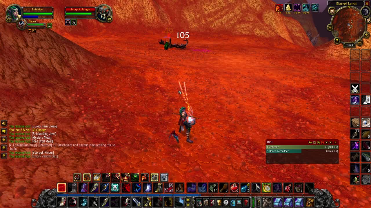 World of Warcraft Classic Hunter Leveling part 14