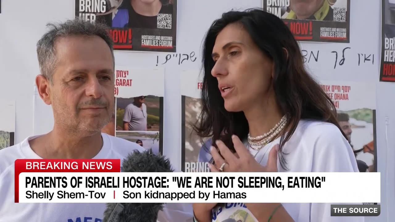 Israeli parents describe how they found out their son was kidnapped by Hamas