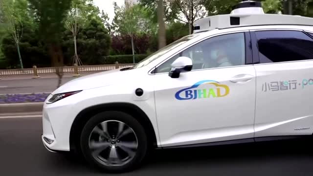 Pony.ai's self-driving car takes media for test drive