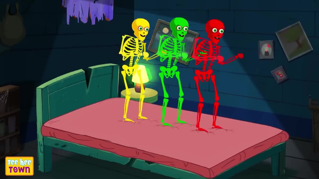 Five skeletons