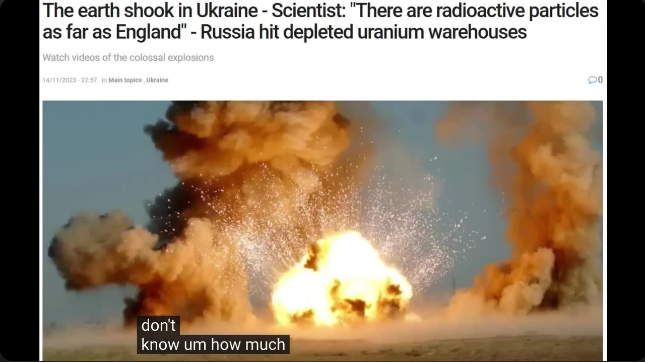 ☢️🇺🇦RADIATION DRIFTING FROM UKR URANIUM, SPREADING INTO EUROPE +++