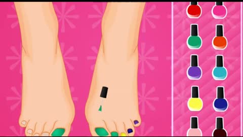 How to apply nail polish to your feet