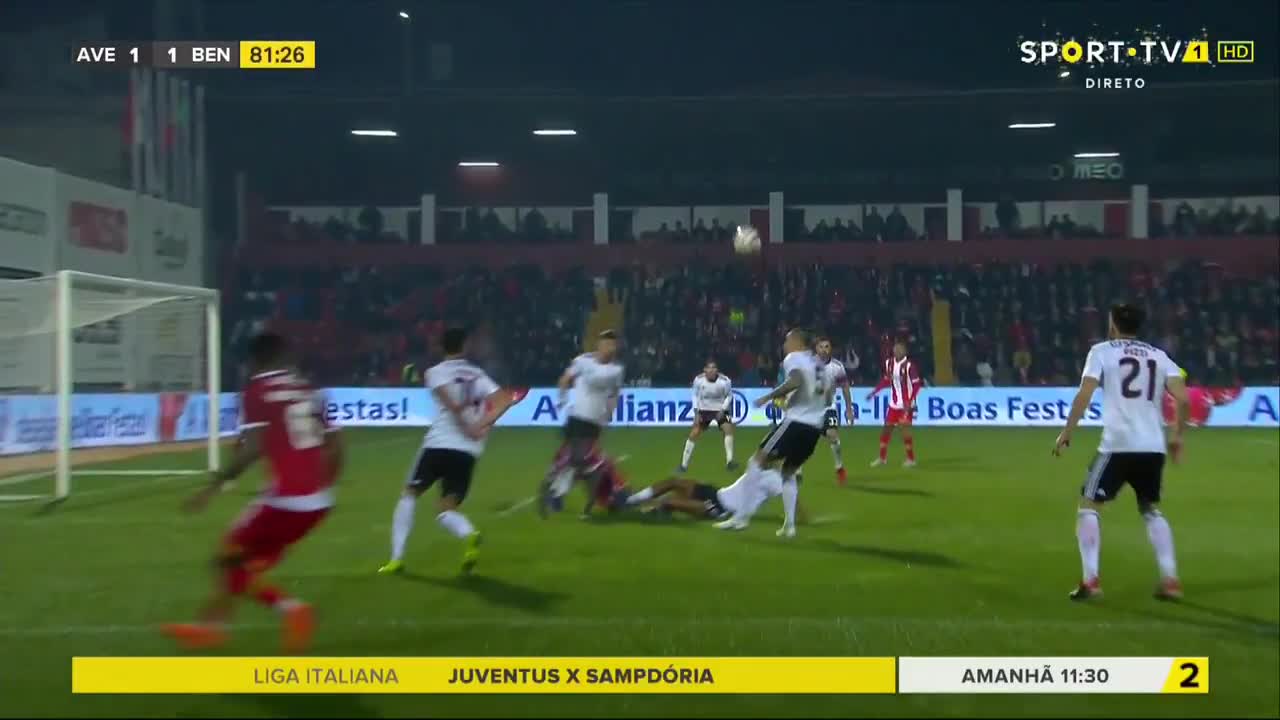 Penalty contra o Benfica