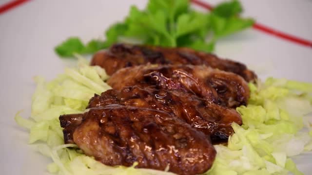 Cola chicken wings great Chinese food