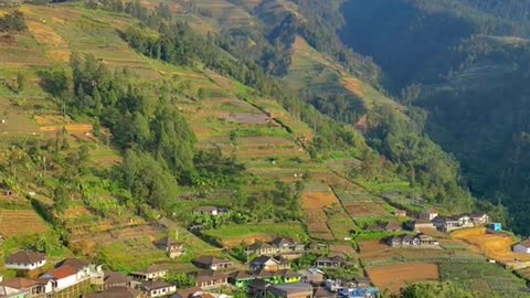 montain indonesia nature