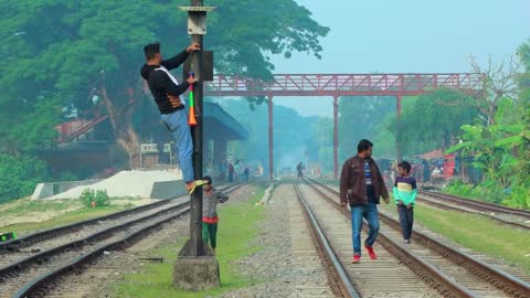 Train horn prank