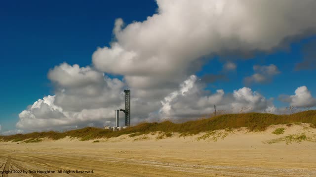 SpaceX Launch Pad - 8-27-2022 - Starship Booster