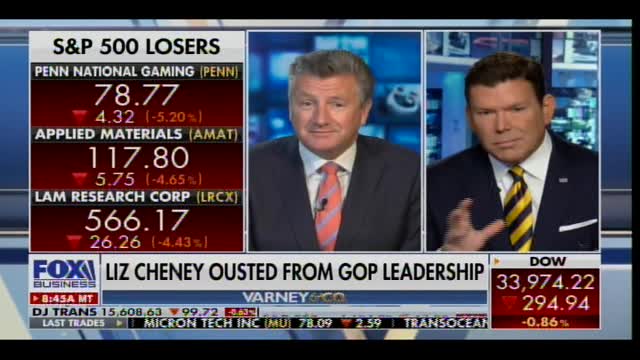 FOX Anchor Bret Baier: Liz Cheney Probably Got Support - 100 GOP Reps May Form New Party