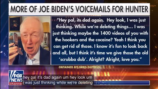 Hunter Biden Voicemail From The Big Guy!