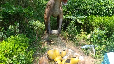 These dinosaur eggs are about to hatch baby dinosaurs