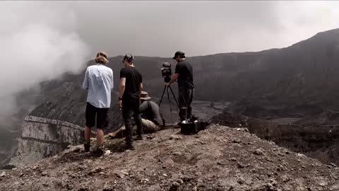 Drones Sacrificed for Spectacular Volcano