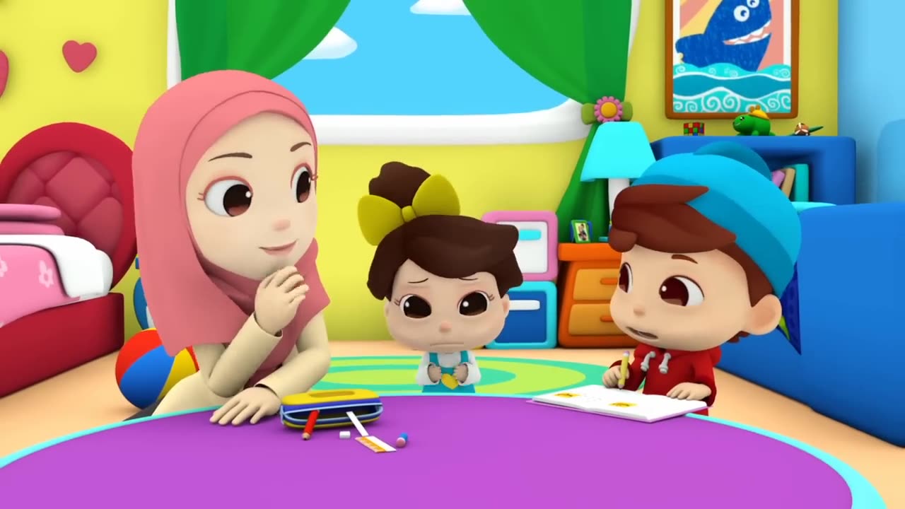 Alhamdulillah, Bismillah, InshaAllah | Islamic Series & Songs For Kids | Omar & Hana English